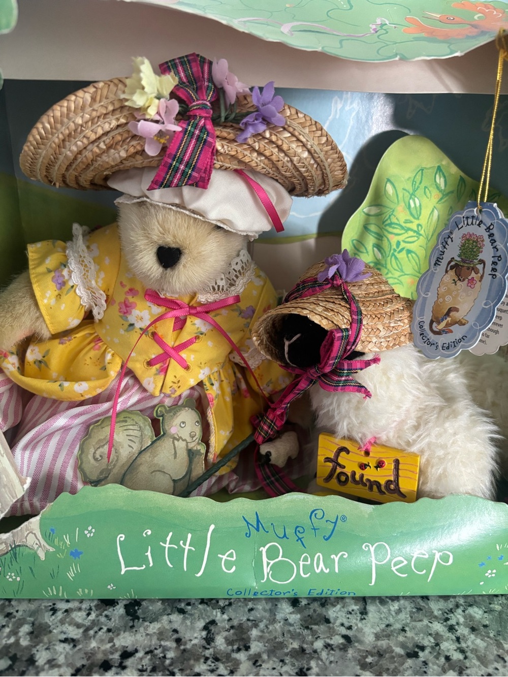Muffy Little Bear Peep Plush Set - In Box Collector Bear